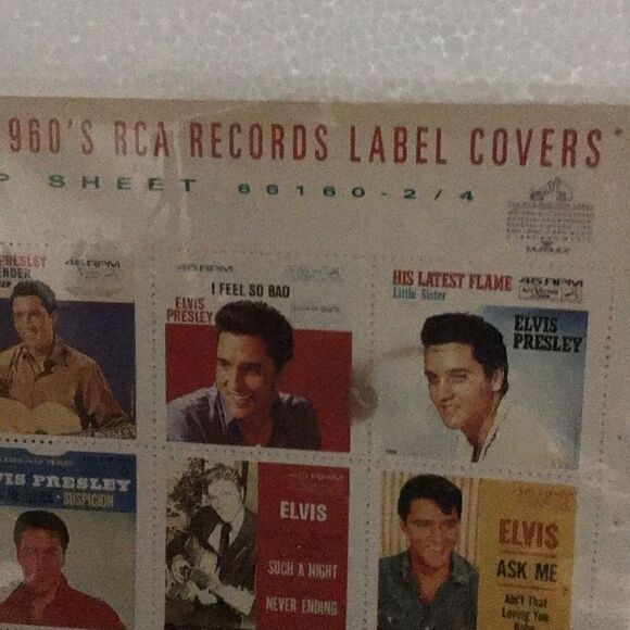 Elvis Presley label cover collector stamps  - Picture 7 of 7